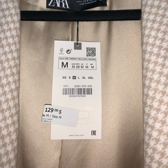 *NEVER WORN* Zara coat - Picture 3 of 3